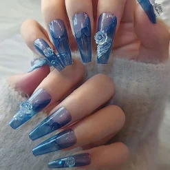 Long Square Press On Nails