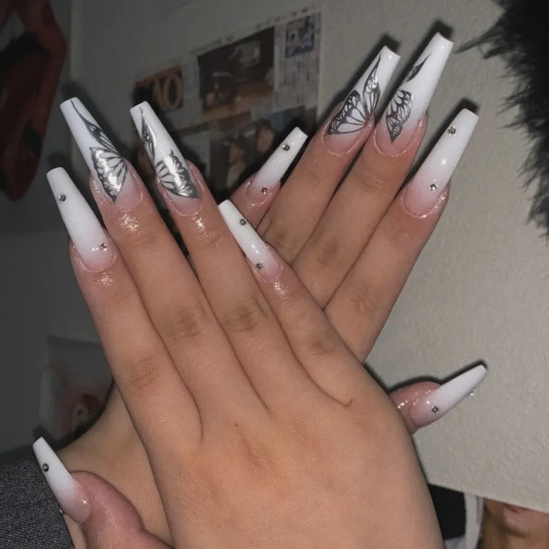 Long Square Press On Nails