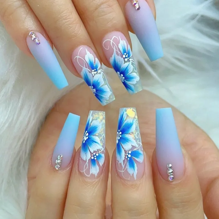 Long Square Press On Nails