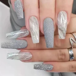 Long Square Press On Nails