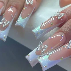 Long Square Press On Nails