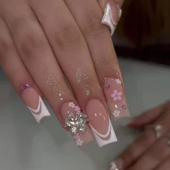 Long Square Press On Nails