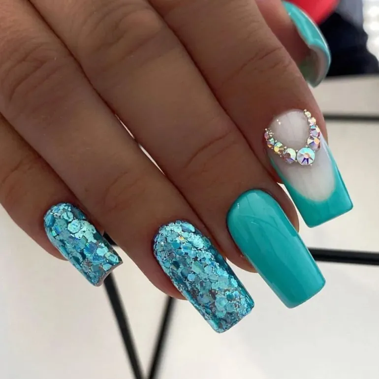 Long Square Press On Nails