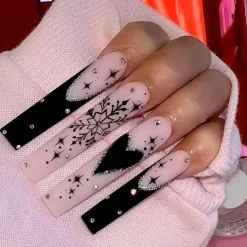 Long Square Press On Nails