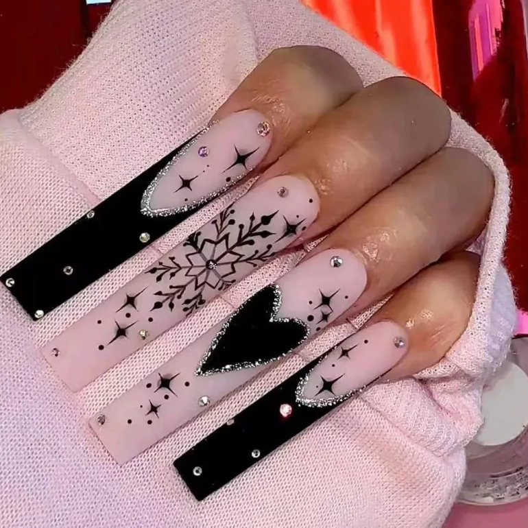 Long Square Press On Nails
