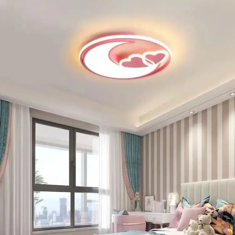 Lovecore Moon Ceiling Light