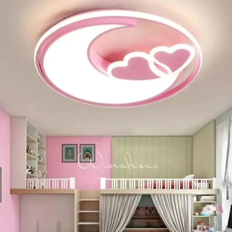 Lovecore Moon Ceiling Light