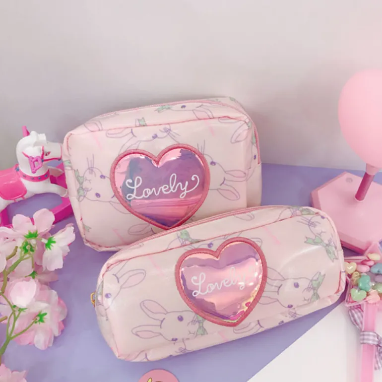 Lovely Pink Cosmetic Bag