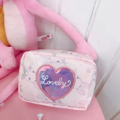 Lovely Pink Cosmetic Bag
