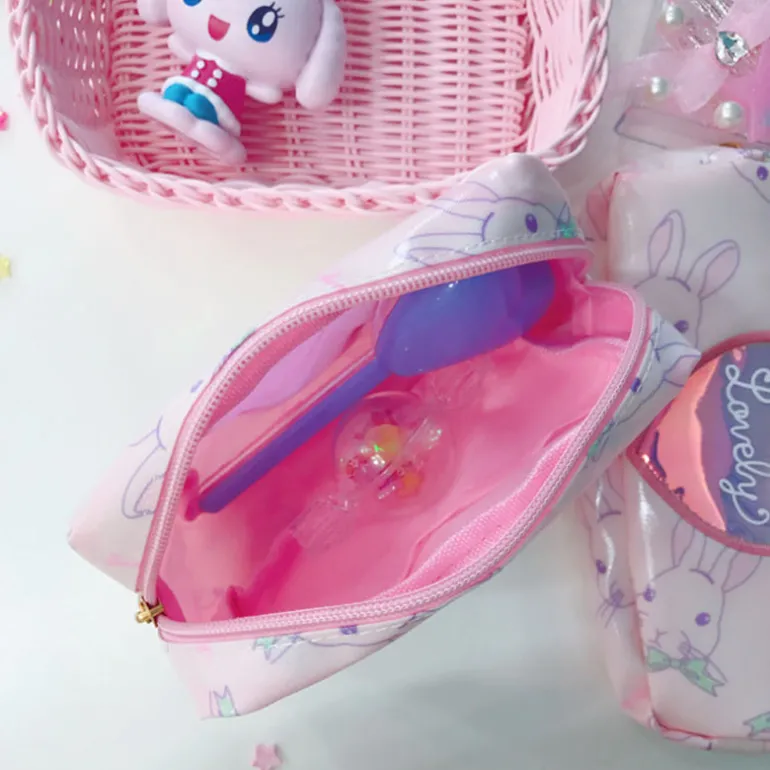 Lovely Pink Cosmetic Bag