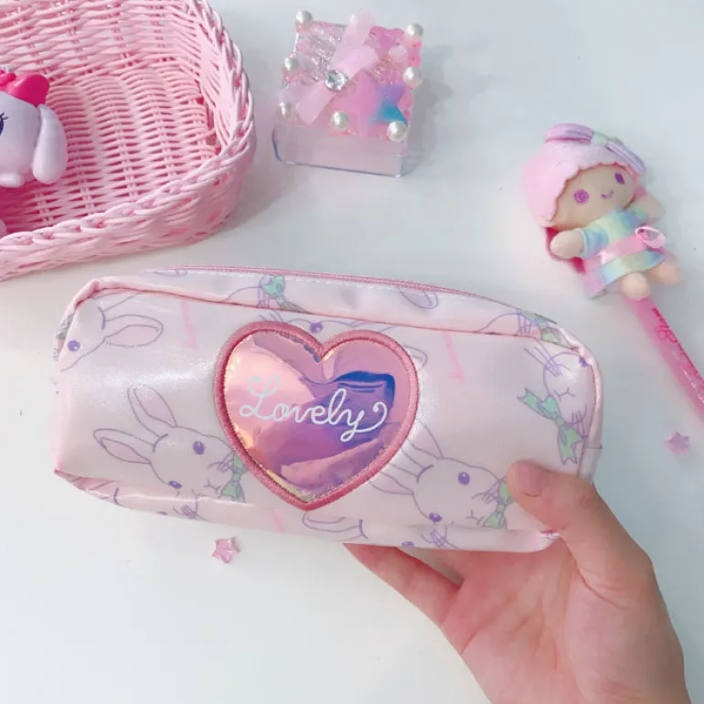 Lovely Pink Cosmetic Bag