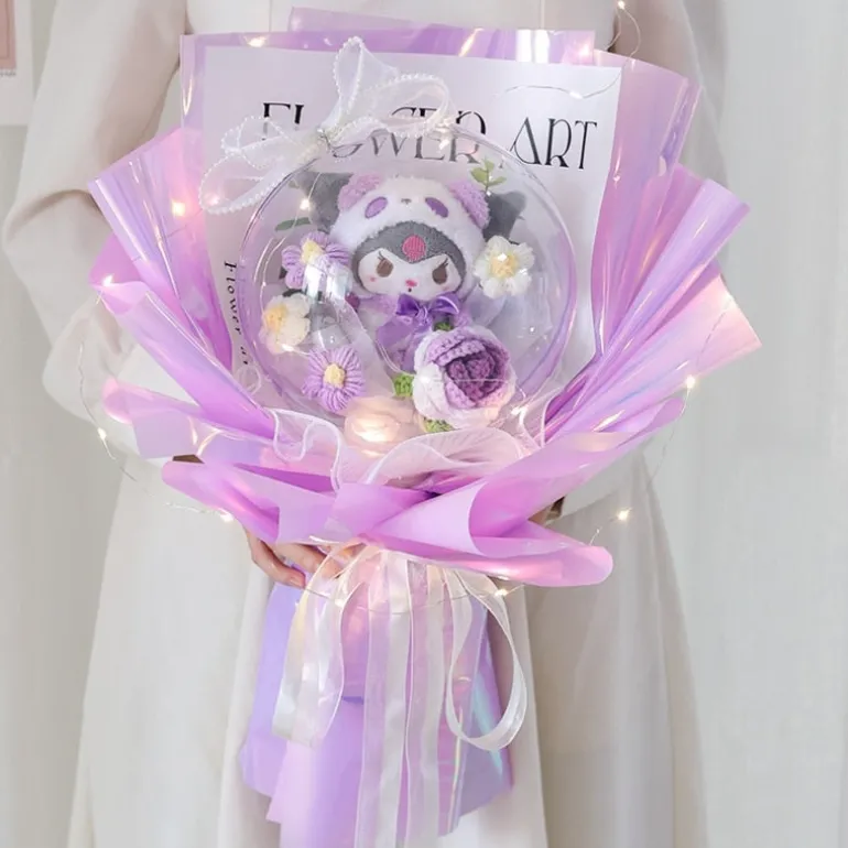 Luxury Floral Kawaii Plush Bouquets