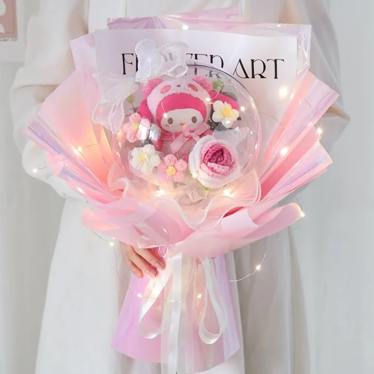Luxury Floral Kawaii Plush Bouquets