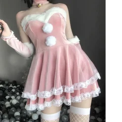 Luxury Santa Bunny Dress Set