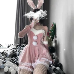 Luxury Santa Bunny Dress Set