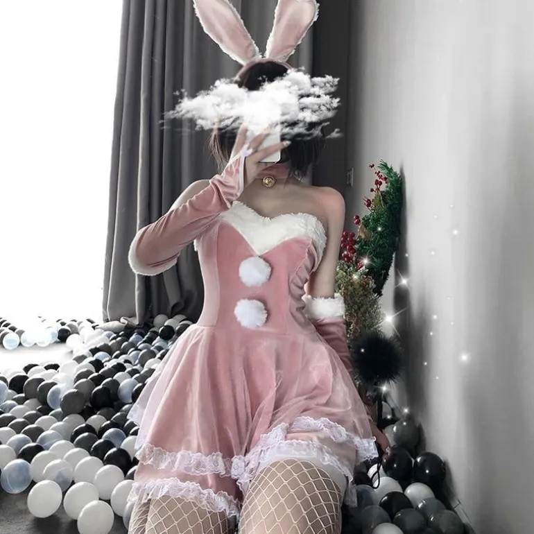 Luxury Santa Bunny Dress Set