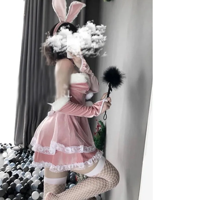 Luxury Santa Bunny Dress Set