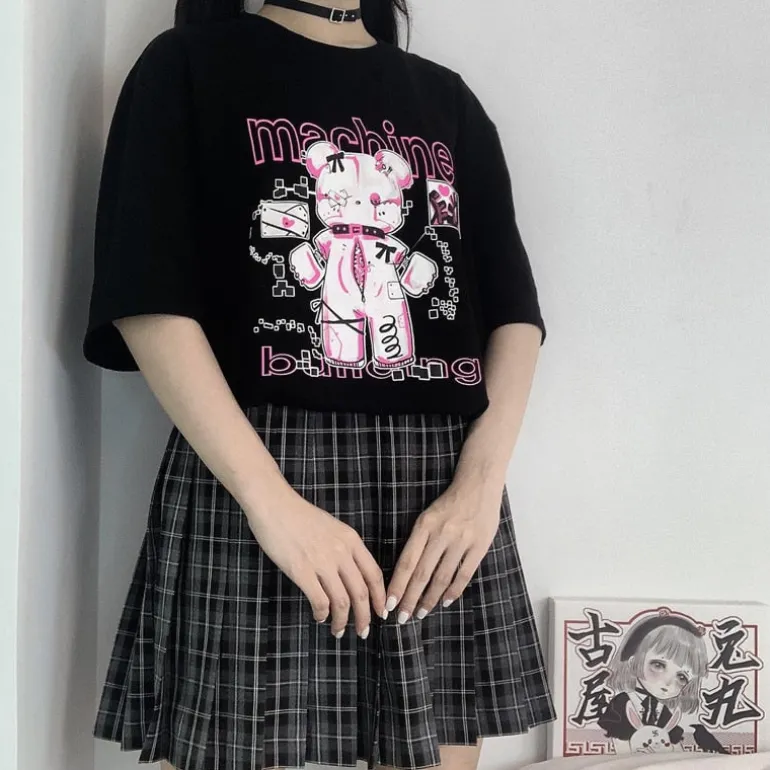 Machine Bear Menhera Tee