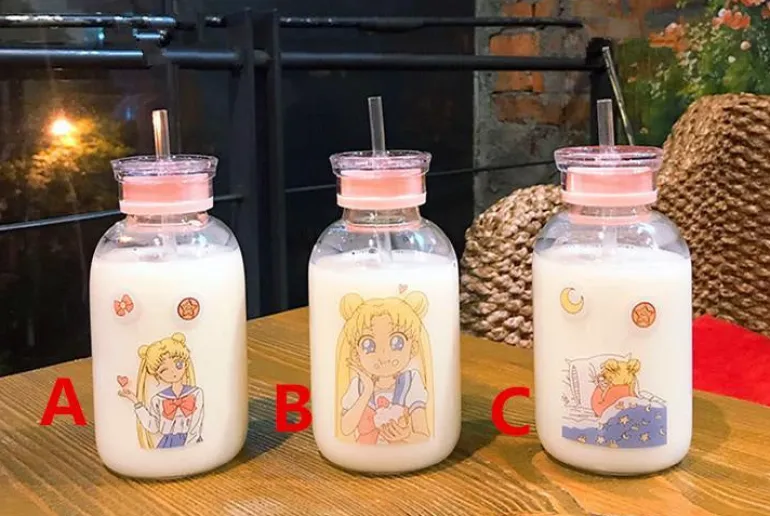 Magical Girl Glass Bottles