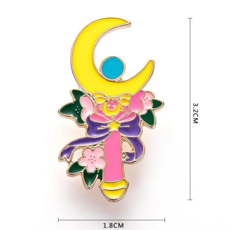 Magical Girl Wand Pin