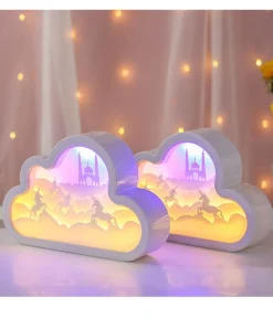 Majestic Cloud Unicorn Night Light
