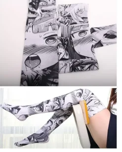 Manga Face Stockings
