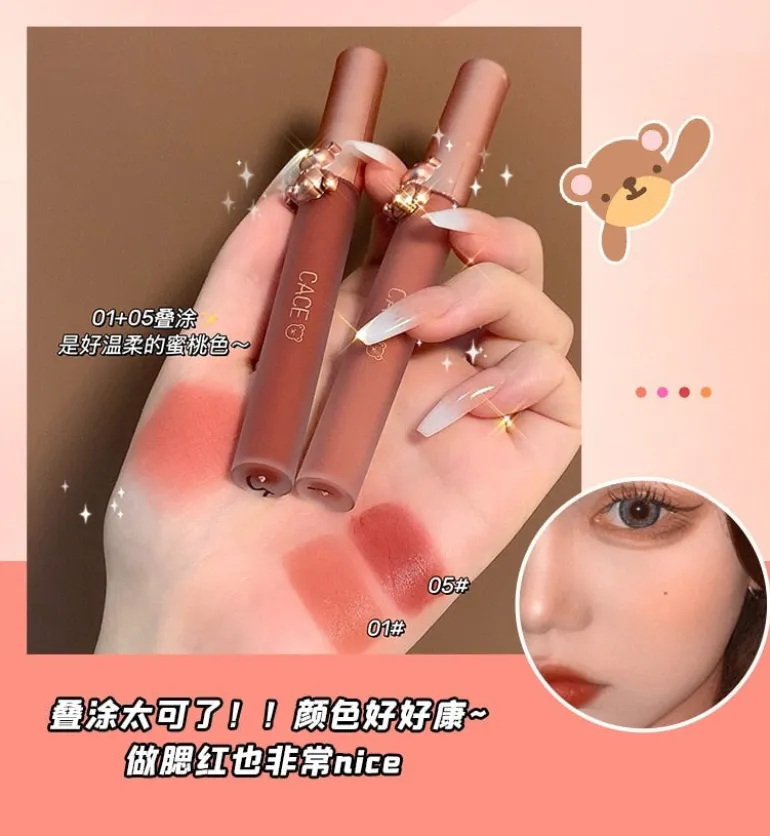 Matte Velvet Bear Liquid Lipstick