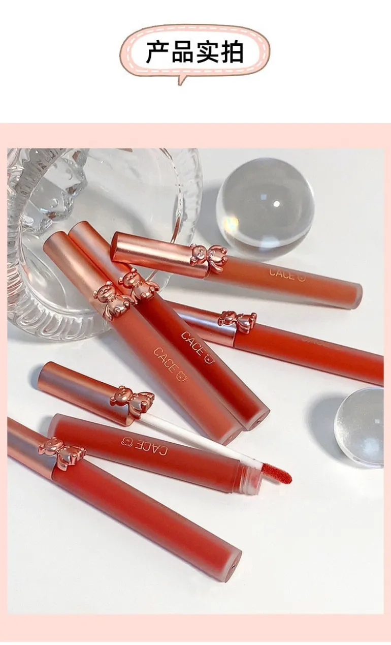 Matte Velvet Bear Liquid Lipstick