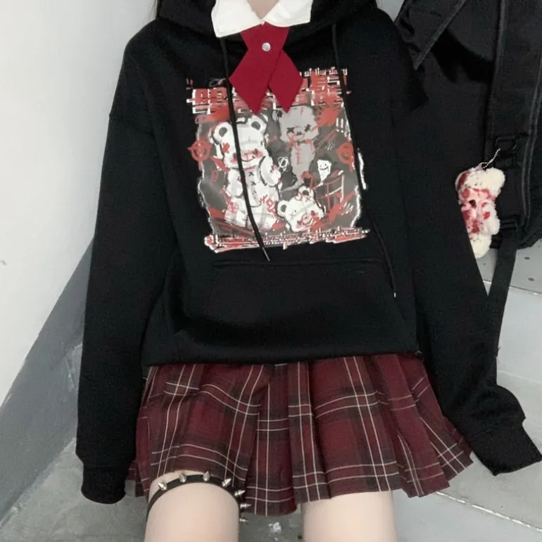 Menhera Bear Hoodie
