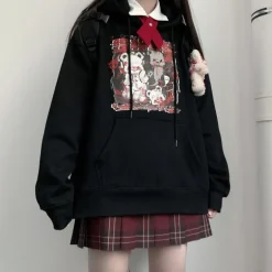Menhera Bear Hoodie
