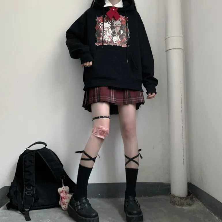 Menhera Bear Hoodie