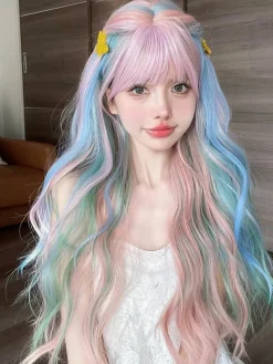 Mermaid Pastel Long Cosplay Wig