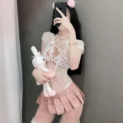 Mesh Student Cosplay Set