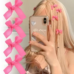 Micro Bow Hair Clips