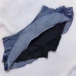 Micro Denim Mini Skirt