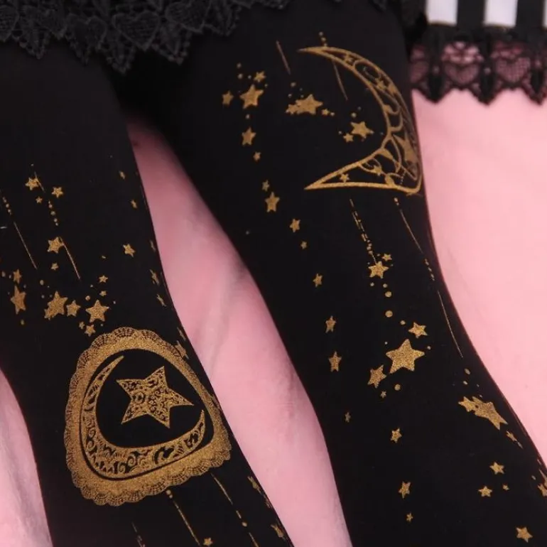 Midnight Steampunk Tights