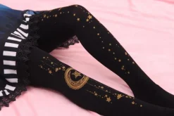 Midnight Steampunk Tights