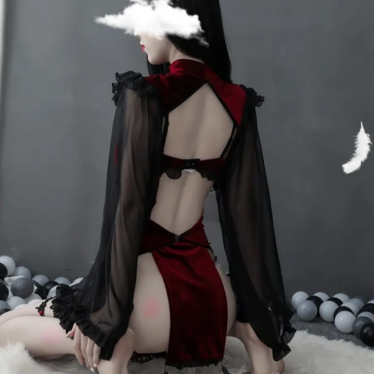 Midnight Witch Cosplay Lingerie Set