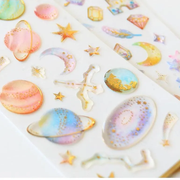 Milky Galaxy Stickers