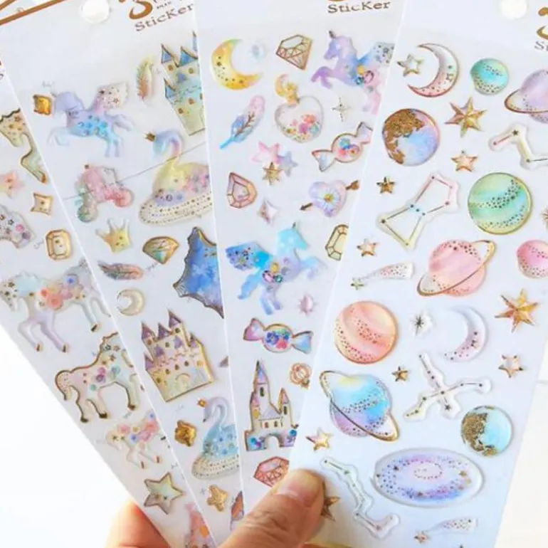 Milky Galaxy Stickers