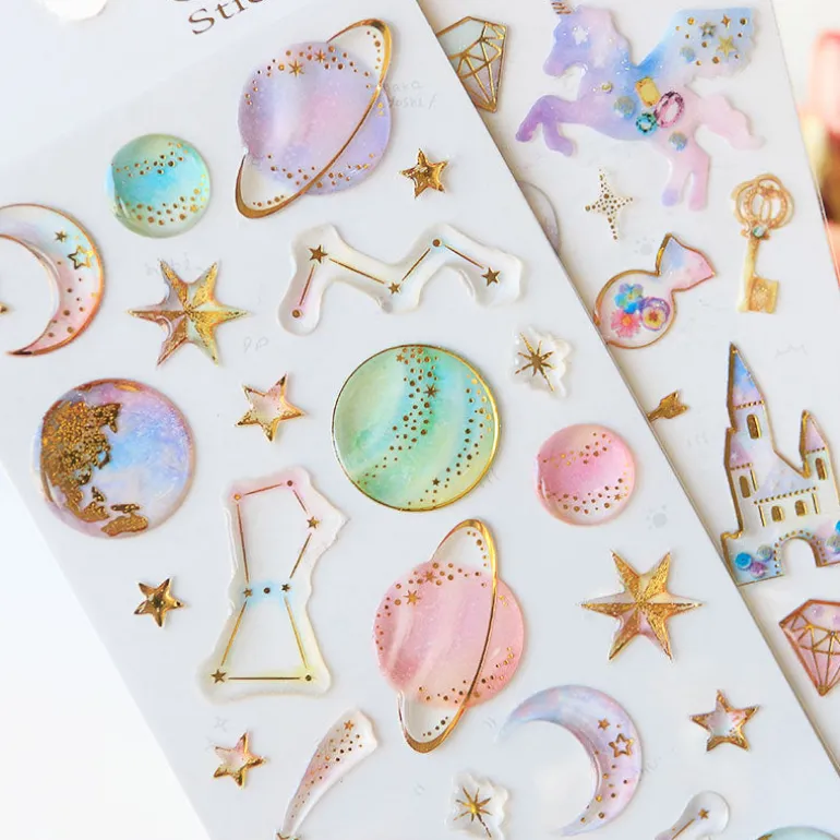 Milky Galaxy Stickers