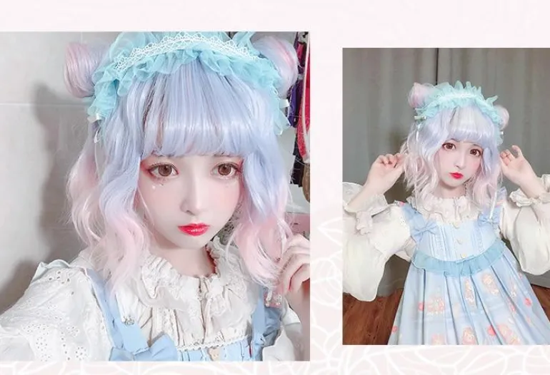 Milky Ombre Bob Wig