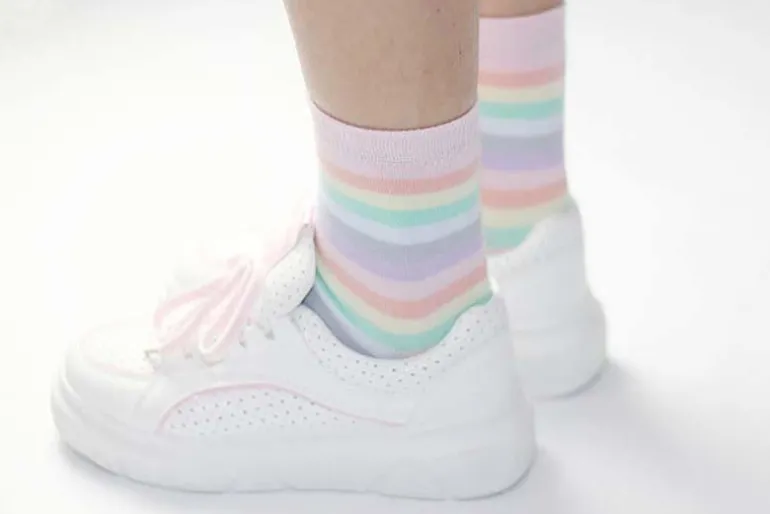 Milky Rainbow Socks