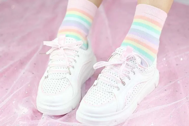 Milky Rainbow Socks