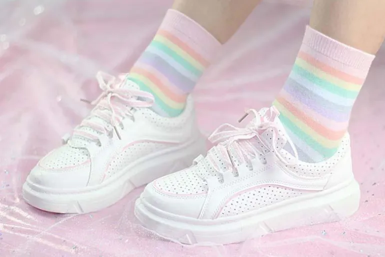 Milky Rainbow Socks