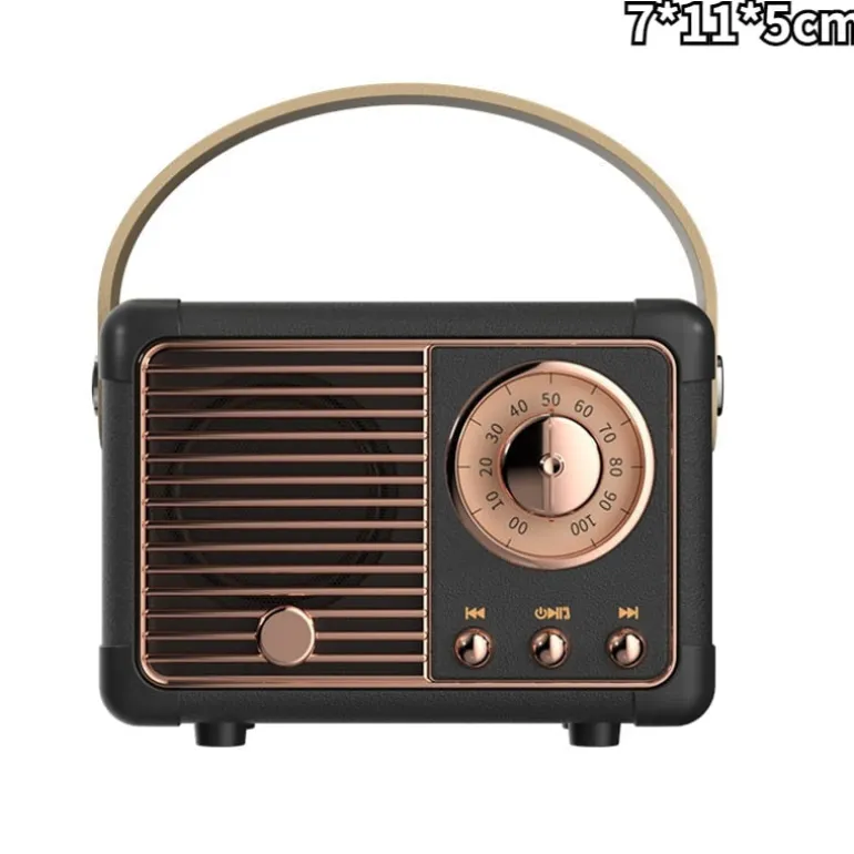 Mini Retro Radio Bluetooth Speaker