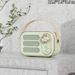 Mini Retro Radio Bluetooth Speaker