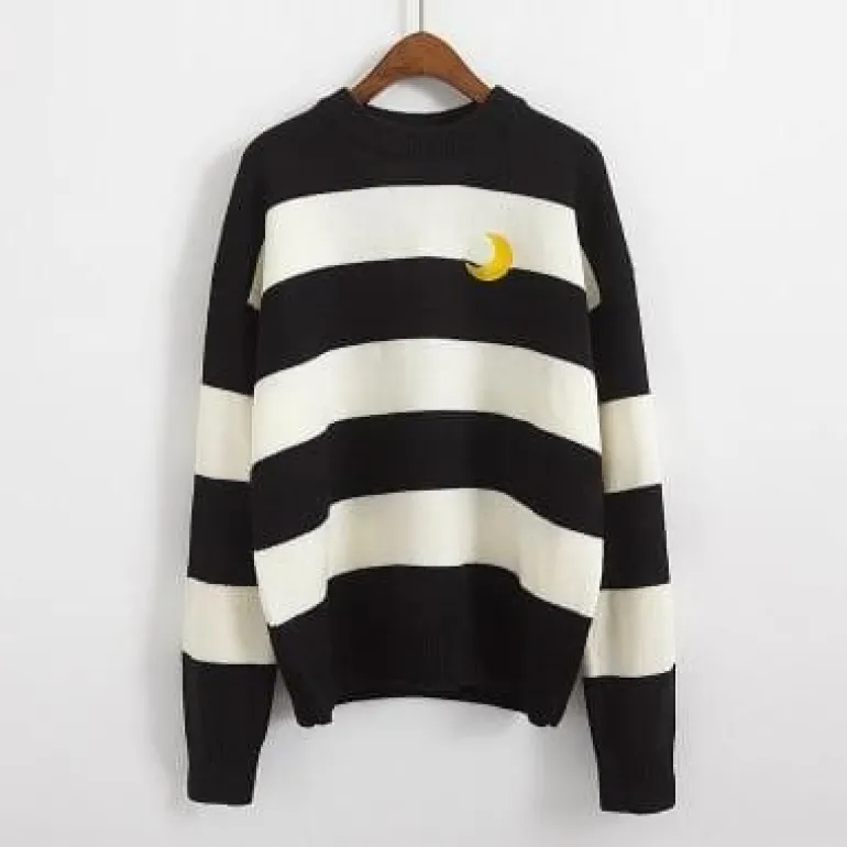 Moon Child Pastel Knit Sweater