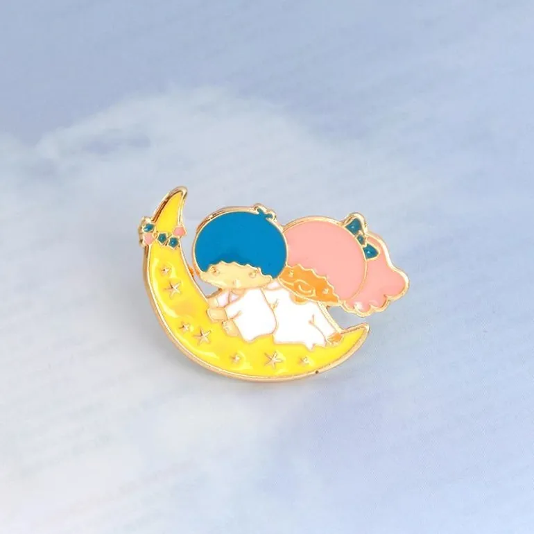 Moon Ride Enamel Pin