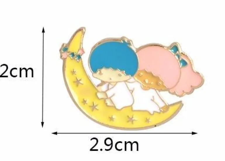 Moon Ride Enamel Pin